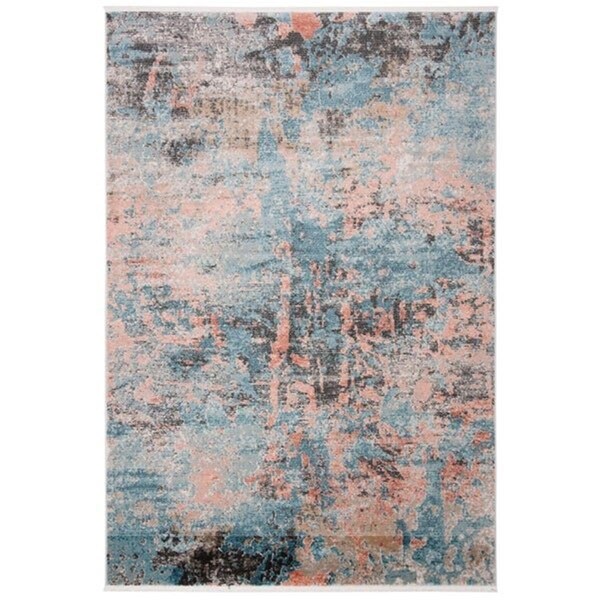 Safavieh 9 x 12 ft. Shivan Contemporary Rectangle Area RugsBlue & Ivory SHV751M-9 - main